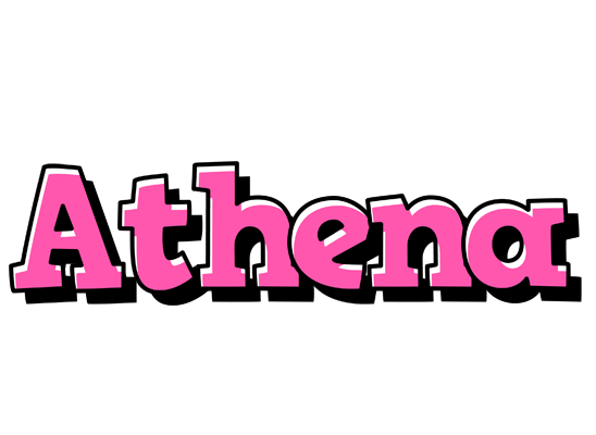 Athena girlish logo