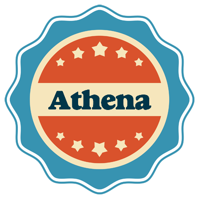 Athena labels logo