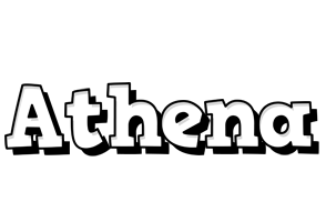 Athena snowing logo