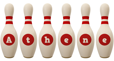 Athene bowling-pin logo