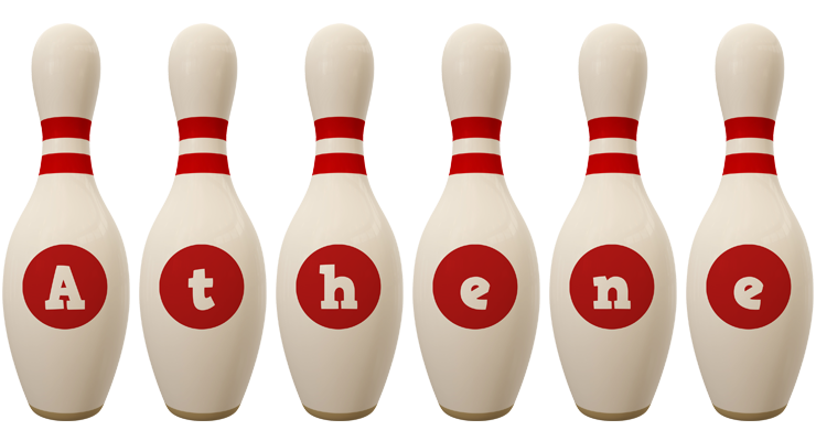 Athene bowling-pin logo
