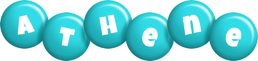 Athene candy-azur logo