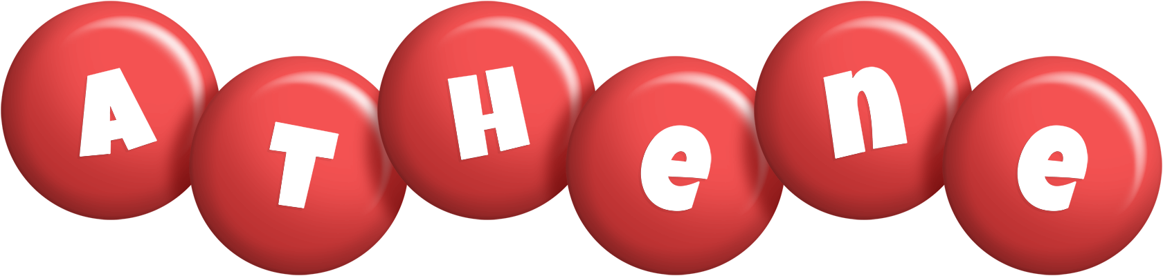 Athene candy-red logo