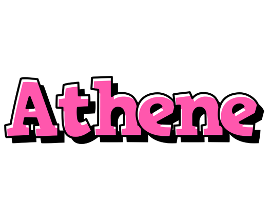 Athene girlish logo