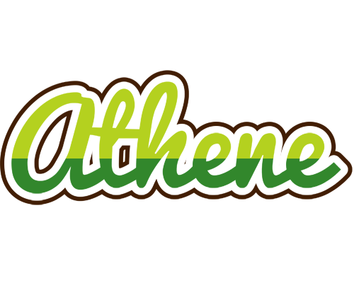 Athene golfing logo