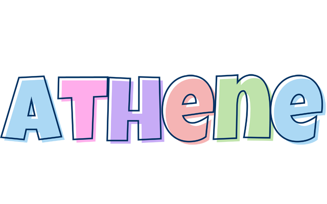 Athene pastel logo