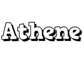 Athene snowing logo