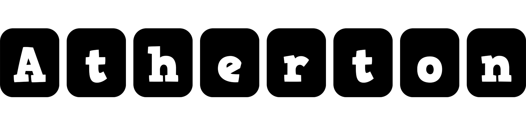 Atherton box logo