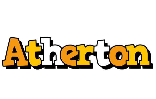Atherton cartoon logo