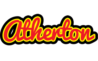 Atherton fireman logo