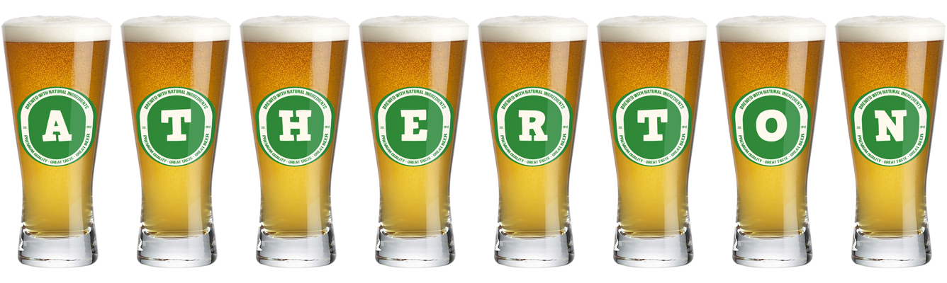 Atherton lager logo