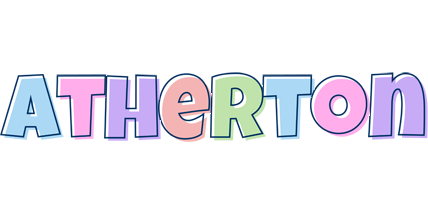 Atherton pastel logo