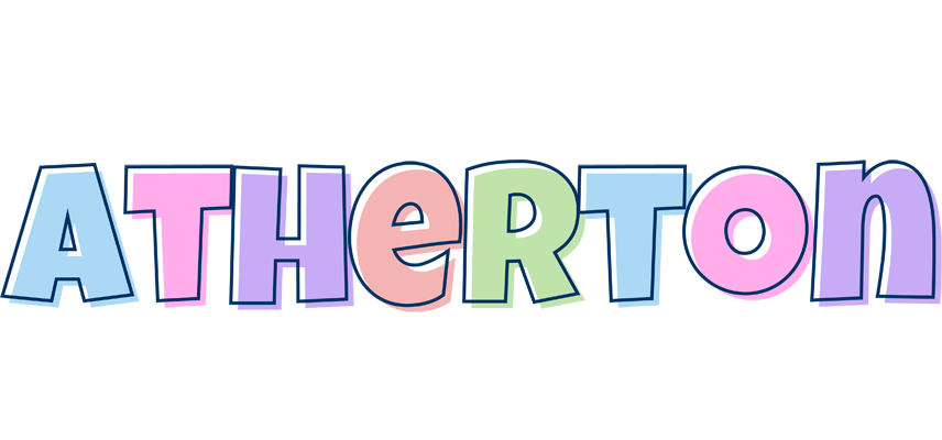 Atherton pastel logo