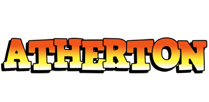 Atherton sunset logo