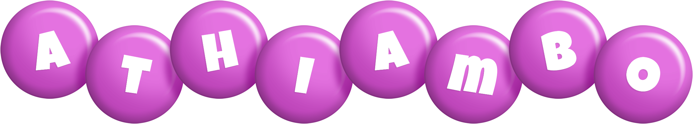 Athiambo candy-purple logo