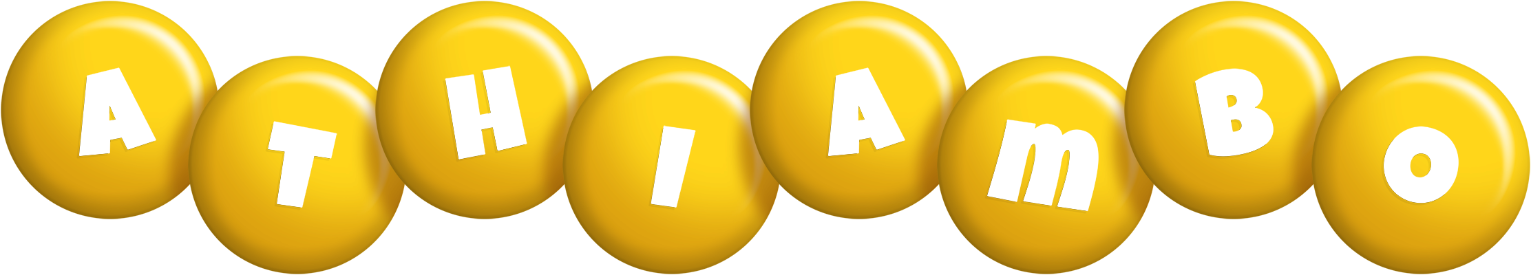 Athiambo candy-yellow logo