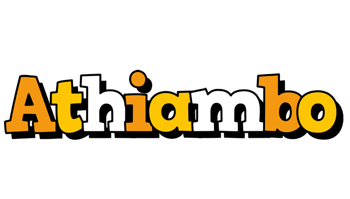 Athiambo cartoon logo