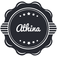 Athina badge logo