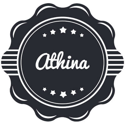 Athina badge logo