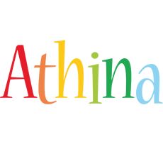 Athina birthday logo