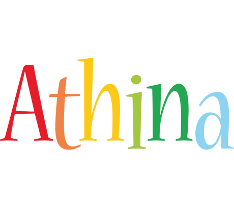 Athina birthday logo