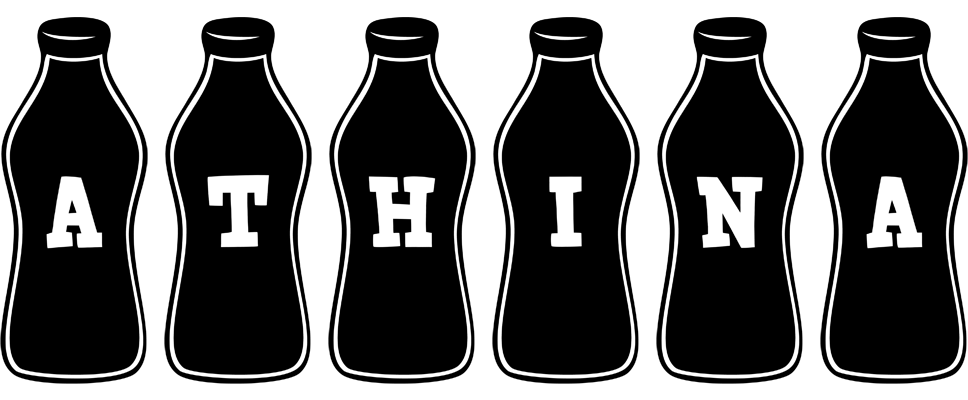 Athina bottle logo