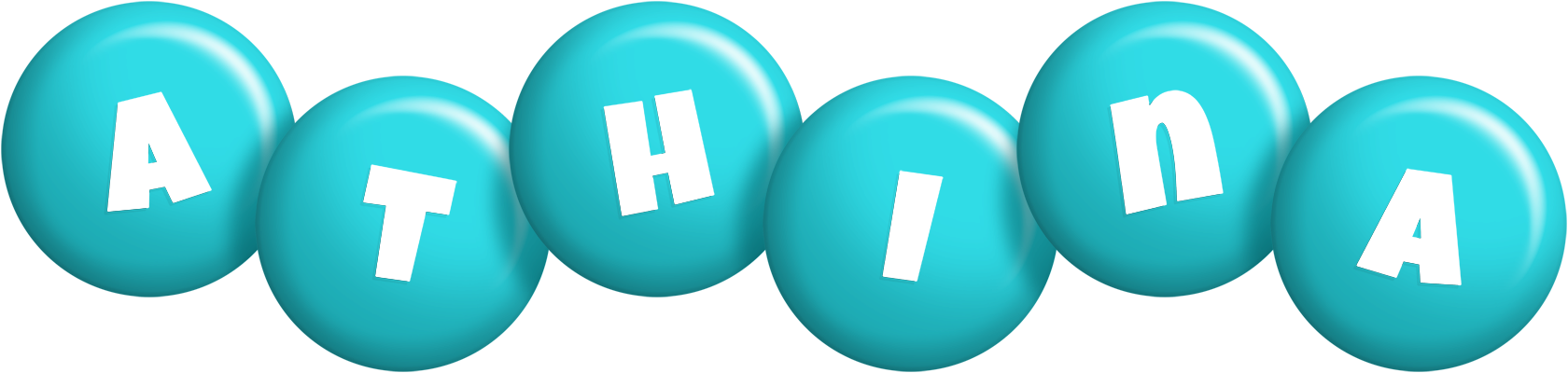 Athina candy-azur logo