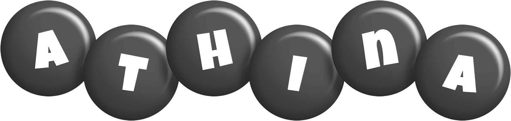 Athina candy-black logo