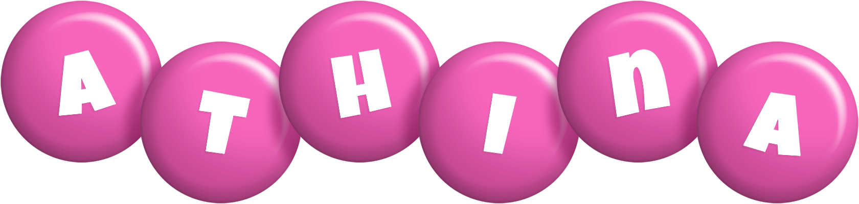 Athina candy-pink logo