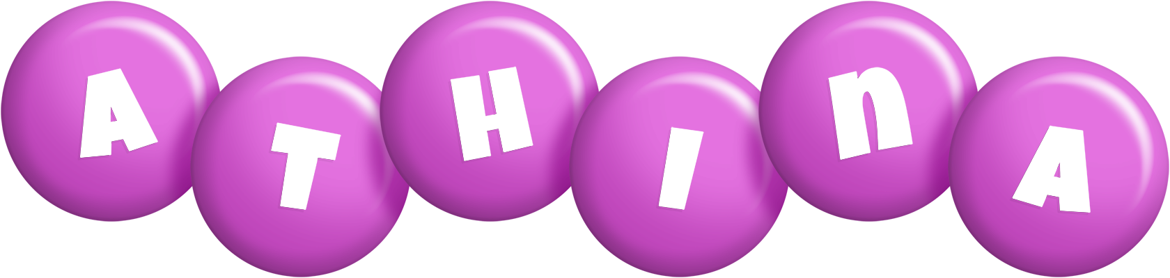 Athina candy-purple logo