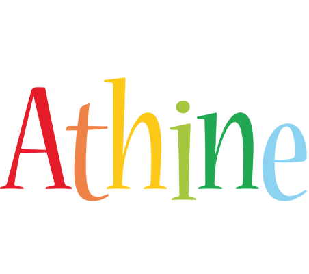 Athine birthday logo