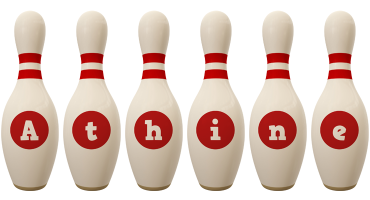 Athine bowling-pin logo