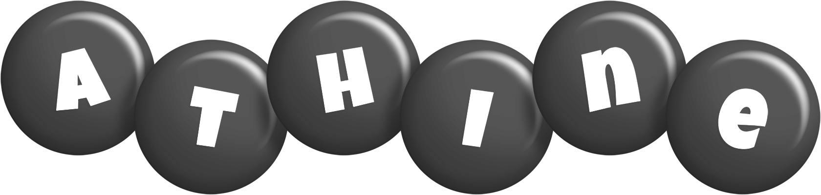 Athine candy-black logo