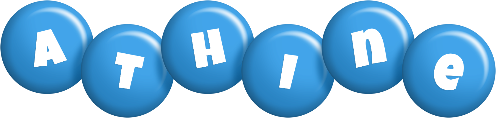 Athine candy-blue logo