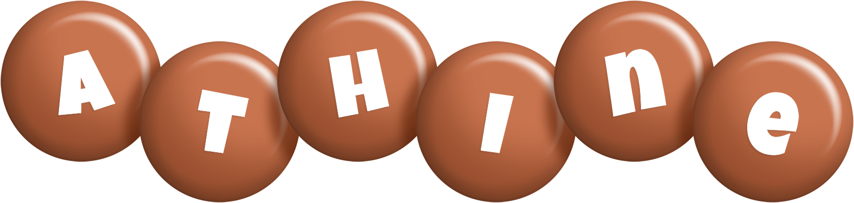 Athine candy-brown logo