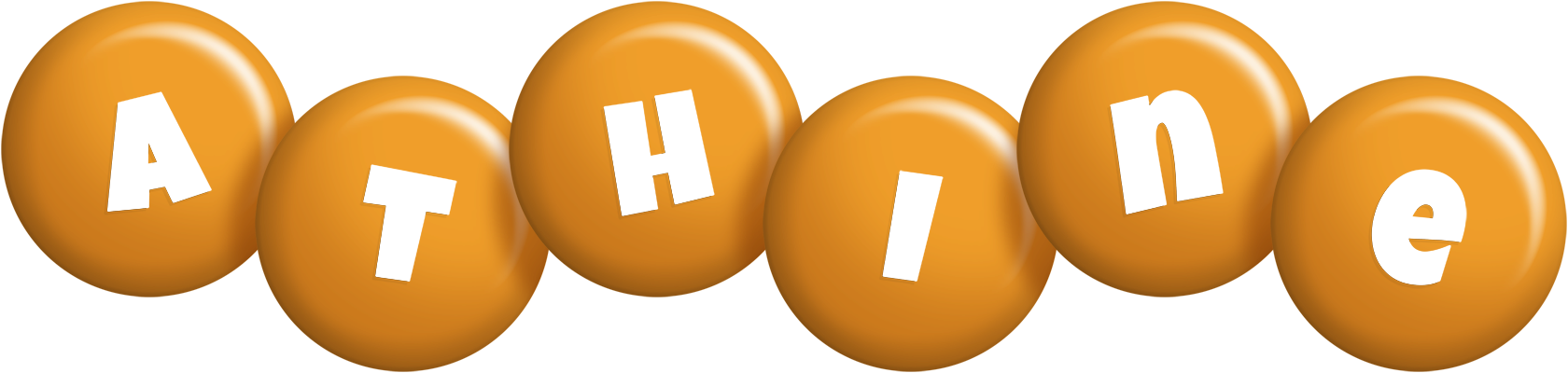 Athine candy-orange logo