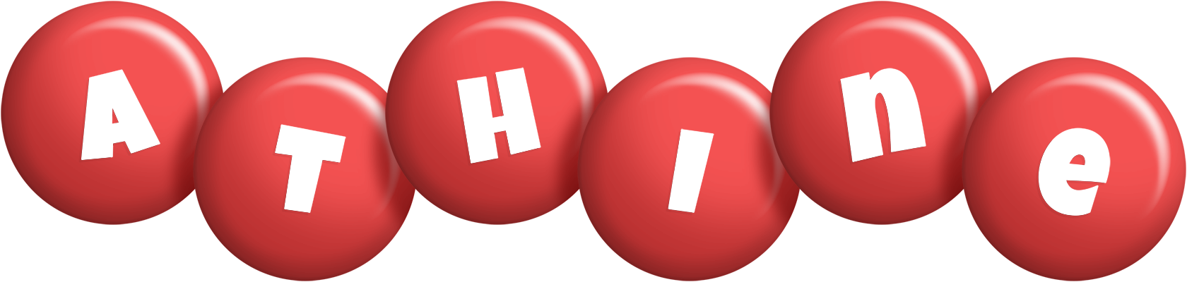 Athine candy-red logo