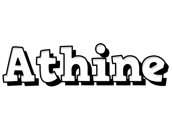 Athine snowing logo