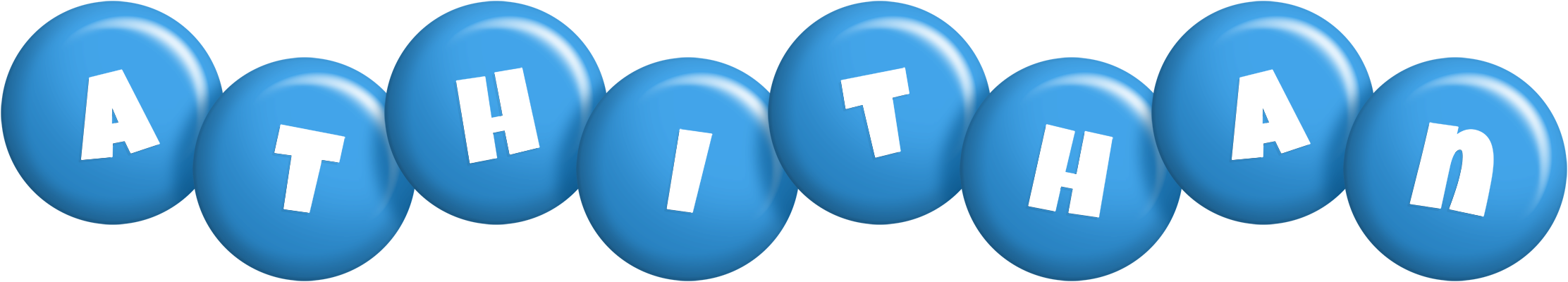 Athithan candy-blue logo