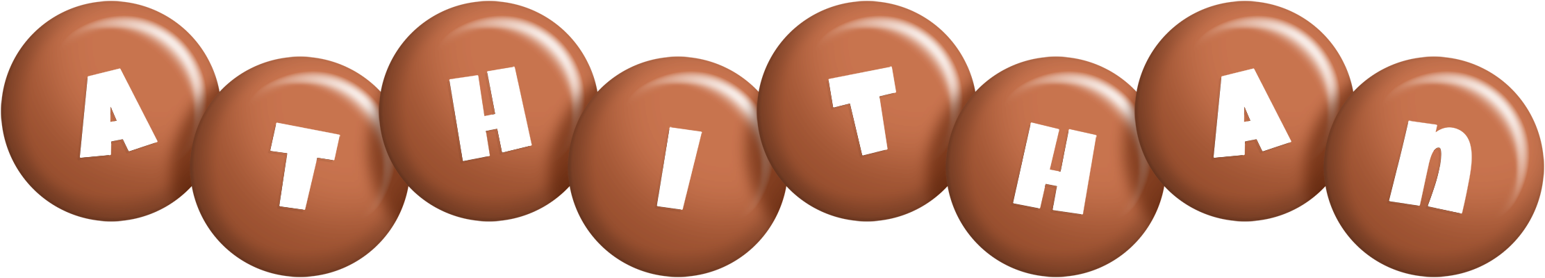 Athithan candy-brown logo