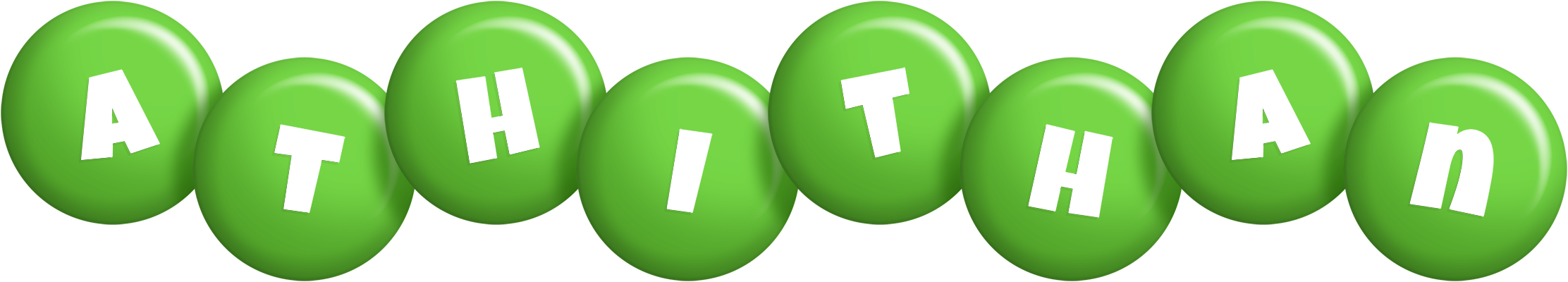 Athithan candy-green logo