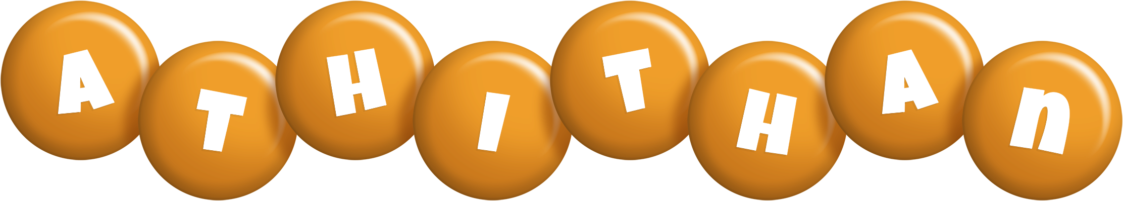 Athithan candy-orange logo