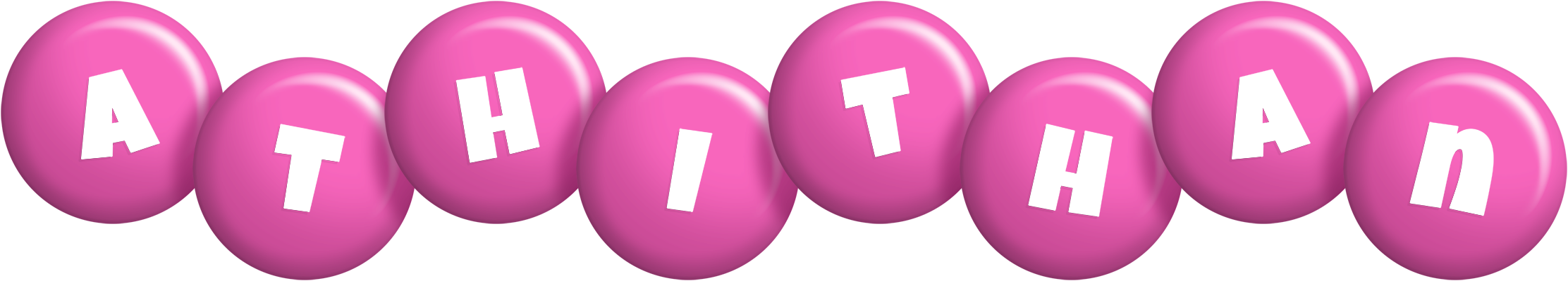 Athithan candy-pink logo