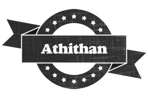 Athithan grunge logo