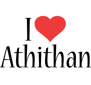 Athithan i-love logo