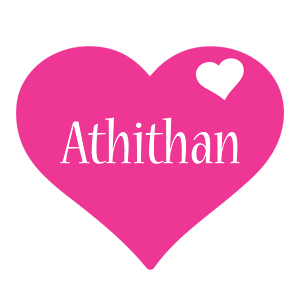 Athithan love-heart logo