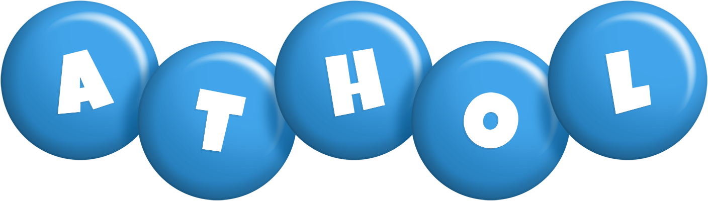 Athol candy-blue logo