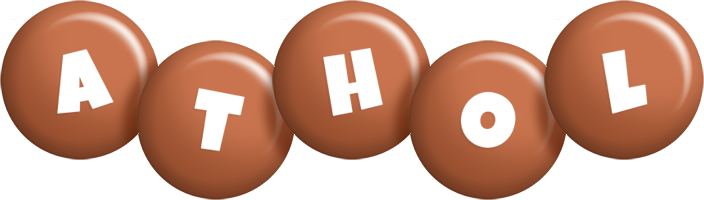 Athol candy-brown logo