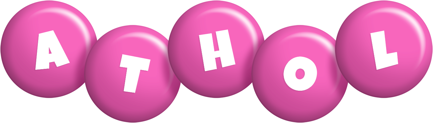 Athol candy-pink logo