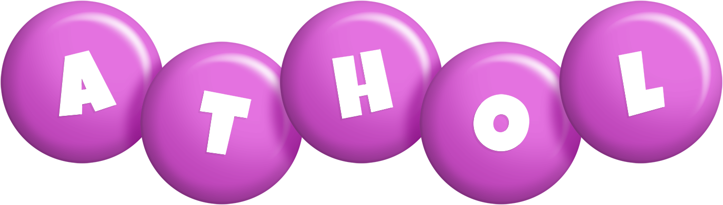 Athol candy-purple logo